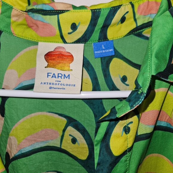 Farm Rio x Anthropologie Tucabacana Oversized Buttondown Shirt - Picture 8 of 10